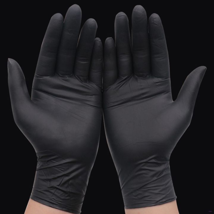Black Nitrile Tattoo Gloves - 100 Count